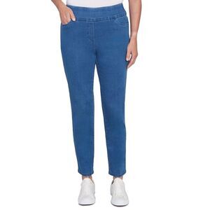 Alfred Dunner Petite Women's Super Stretch Comfort Jeans Medium Denim 10P